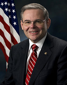 Robert Menendez Democratic Senator from New Jersey