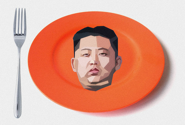 Kim Jong Un-satisfied. Artwork by  Surian Soosay 