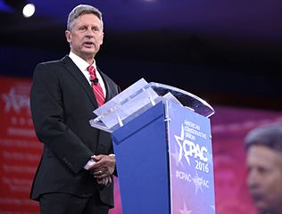 Gary Johnson speaking at CPAC event in Washington, D.C. Courtesy of Gage Skidmore